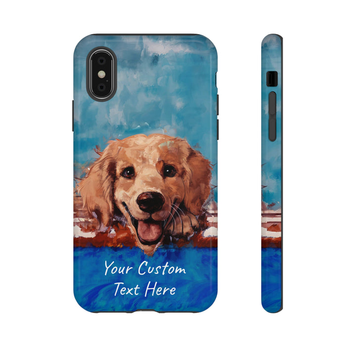 Personalize this Cute IPhone Case | Golden Retriever Dog iPhone Case, iPhone 15 Case | iPhone 15 Case, Iphone 14 Case, Iphone 14 Pro Max Case - Studio40ParkLane