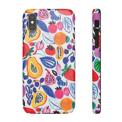 Snap Summer Fruit Gift for Her Cute Phone Cases for Samsung Galaxy S24, S23, S22, S21, S20, Plus, Ultra, Iphone 16, 15, 14, Pro and Max