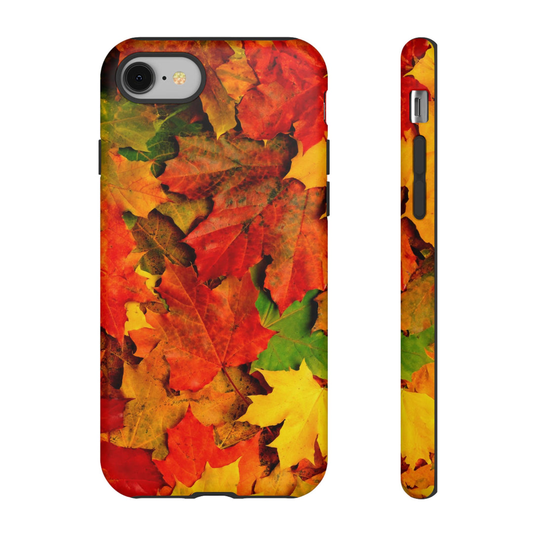 Fall Leaves Impact Resistant, Cute Phone Cases for Samsung S24, S23, S22, S21, IPhone 15 pro Iphone 14 pro Iphone 13 IPhone 12 Iphone 11 - Studio40ParkLane
