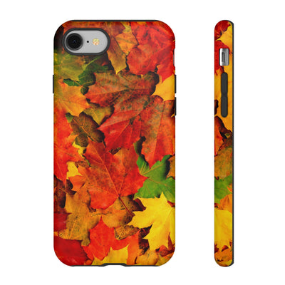 Fall Leaves Impact Resistant, Cute Phone Cases for Samsung S24, S23, S22, S21, IPhone 15 pro Iphone 14 pro Iphone 13 IPhone 12 Iphone 11