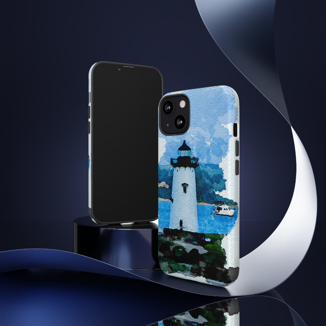 Cool Phone Case | Summer Lighthouse, For iPhone 15 Case | iPhone 15 Pro Case, Iphone 14 Case, Iphone 14 Pro Max Case, Protective Iphone Case - Studio40ParkLane