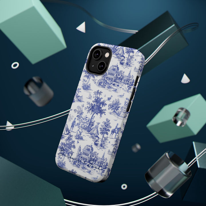Magsafe French Toile Personalized Initial Custom Gift Cute Phone Cases for Iphone 16 Pro Max | iPhone 15, Pro Max Case, Iphone 14, 13, 12, 11, 10 - Studio40ParkLane