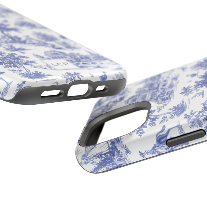 Custom Personalized French Toile Magsafe Phone Case for Iphone 18 - iPhone 17 Pro Max Air Plus 15 14 13 12 11, Samsung Galaxy Phone Cases - Studio40ParkLane