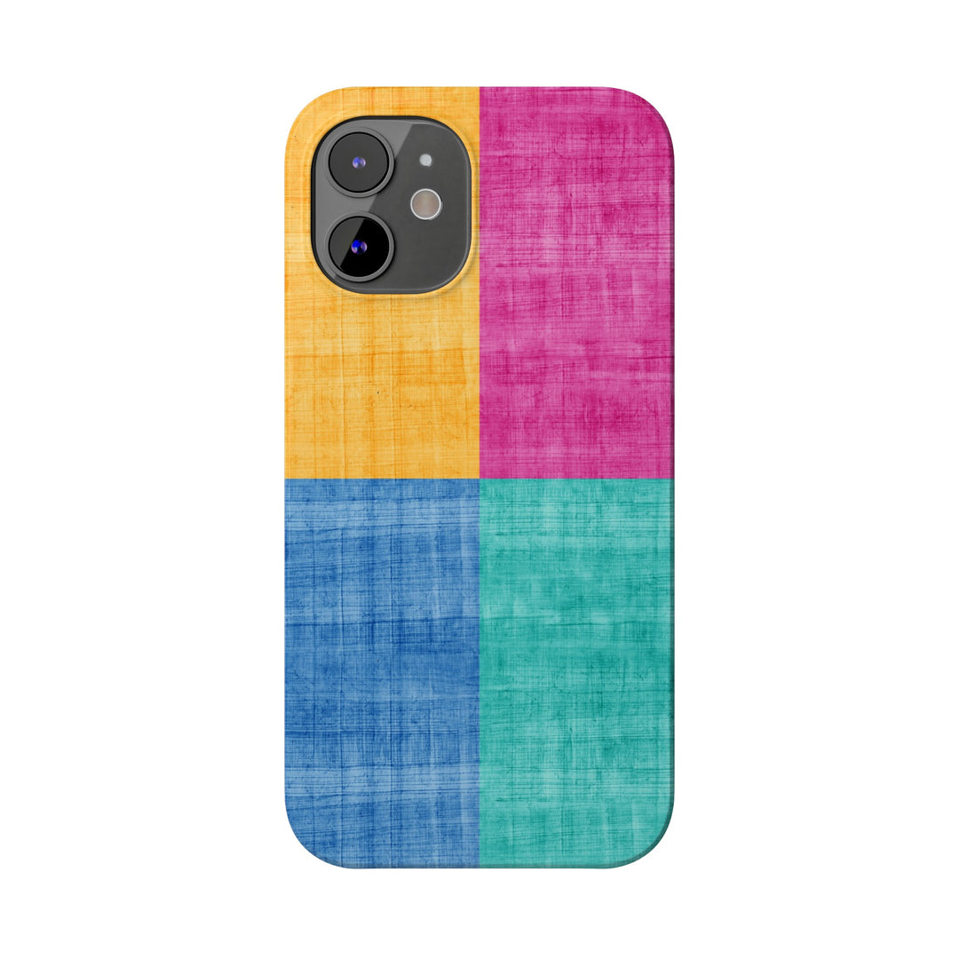 Slim Cute Phone Cases for Iphone | iPhone 15 Case | iPhone 15 Pro Max Case, Iphone 14, Iphone 14 Pro Max, Iphone 13, Abstract Color Blocks - Studio40ParkLane