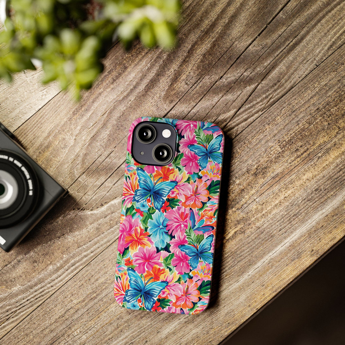 Slim Butterflies Flowers Gift for Her Cute Phone Cases for Iphone 16 Pro Max | iPhone 15 Case | iPhone 15 Pro Max Case, Iphone 14, 13, 12, 11, 10, 8, 7 - Studio40ParkLane