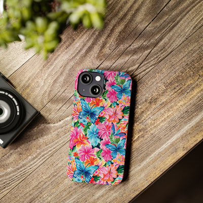Slim Butterflies Flowers Gift for Her Cute Phone Cases for Iphone 16 Pro Max | iPhone 15 Case | iPhone 15 Pro Max Case, Iphone 14, 13, 12, 11, 10, 8, 7 - Studio40ParkLane