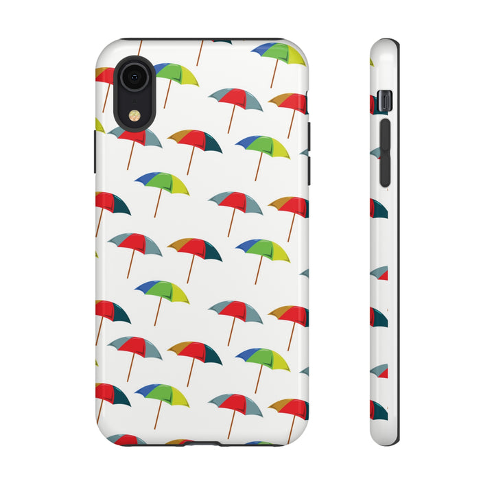 Cute IPhone Case | Colorful Beach Parasols, iPhone 15 Case | iPhone 15 Pro Case, Iphone 14 Case, Iphone 14 Pro Max Case, Protective Iphone Case - Studio40ParkLane