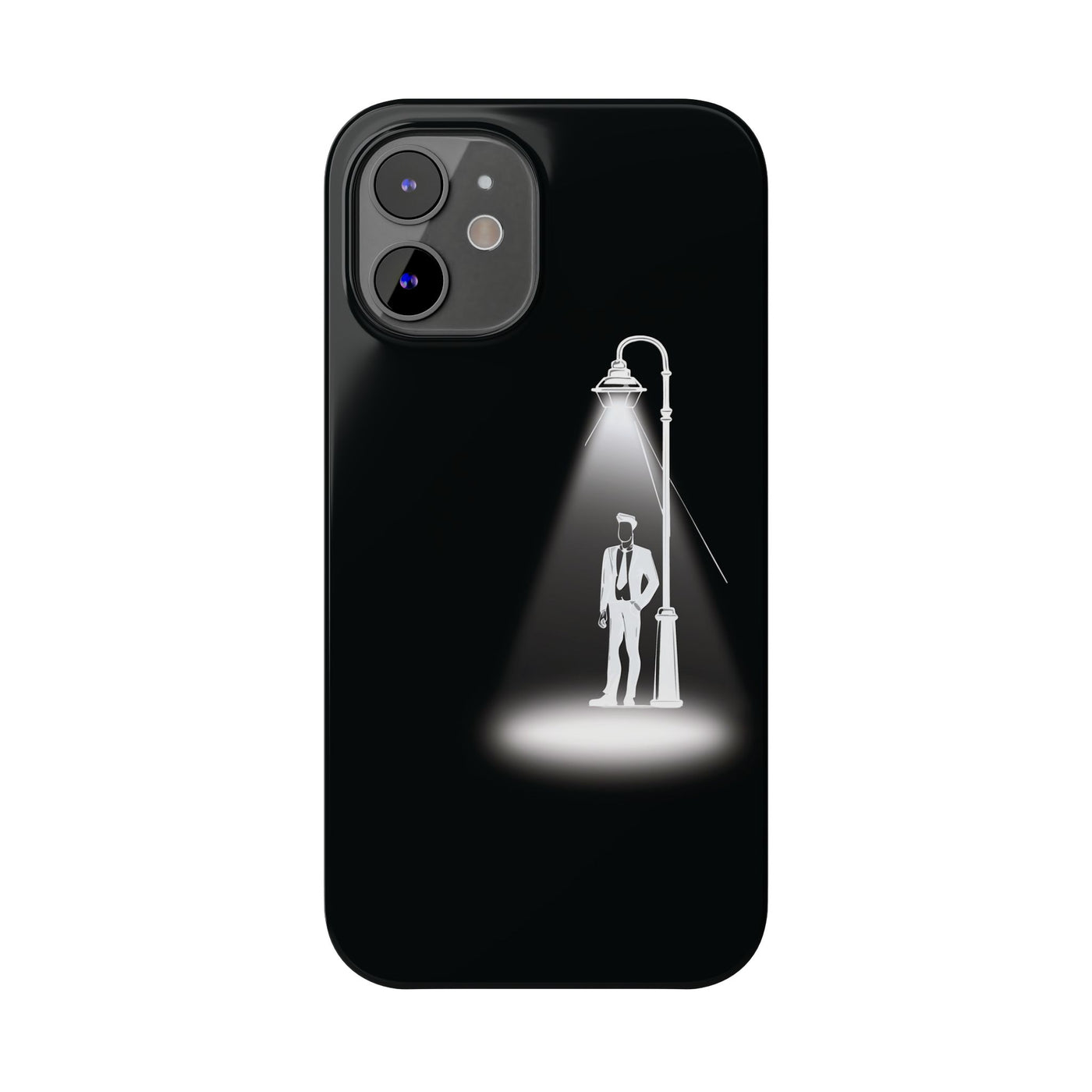 Slim Mystery Man Spotlight Gift for Her Cute Phone Cases for Iphone 16 Pro Max | iPhone 15 Case | iPhone 15 Pro Max Case, Iphone 14, 13, 12, 11, 10, 8, 7