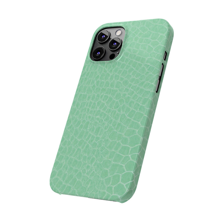 Slim Non Leather Mint Color Pattern Gift for Her Cute Phone Cases for Iphone 16 Pro Max | iPhone 15 Case | iPhone 15 Pro Max Case, Iphone 14, 13, 12, 11, 10, 8, 7 - Studio40ParkLane