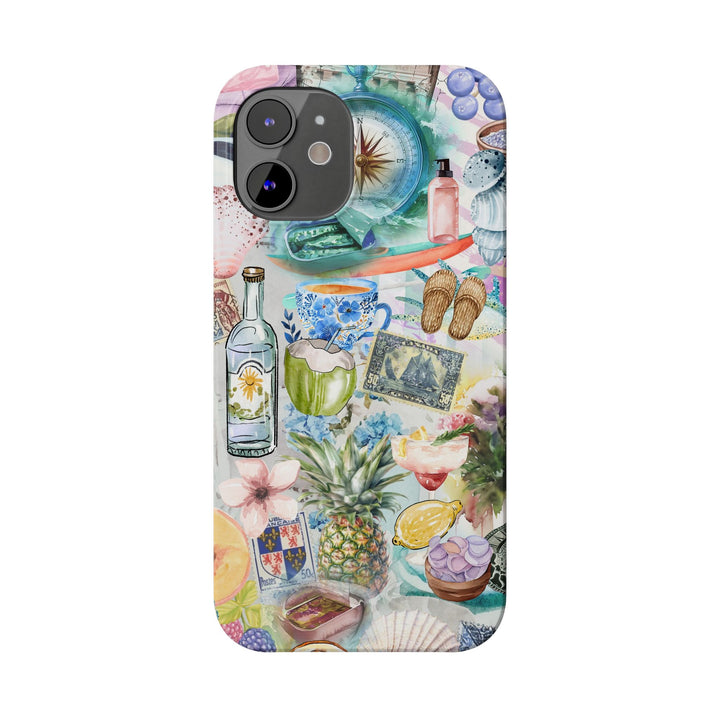 Slim Travel Coquette Collage Slim Cute Phone Cases for Iphone | iPhone 15 Case | iPhone 15 Pro Max Case, Iphone 14, Iphone 14 Pro Max, Iphone 13 - Studio40ParkLane