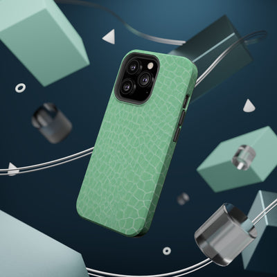 Non Leather Mint Color Pattern Magsafe Cute Phone Case for Iphone Gift for Her, | iPhone 15 Case | iPhone 15 Pro Max Case, Iphone 14, Iphone 14 Pro Max, Iphone 13, Iphone 16 - Studio40ParkLane