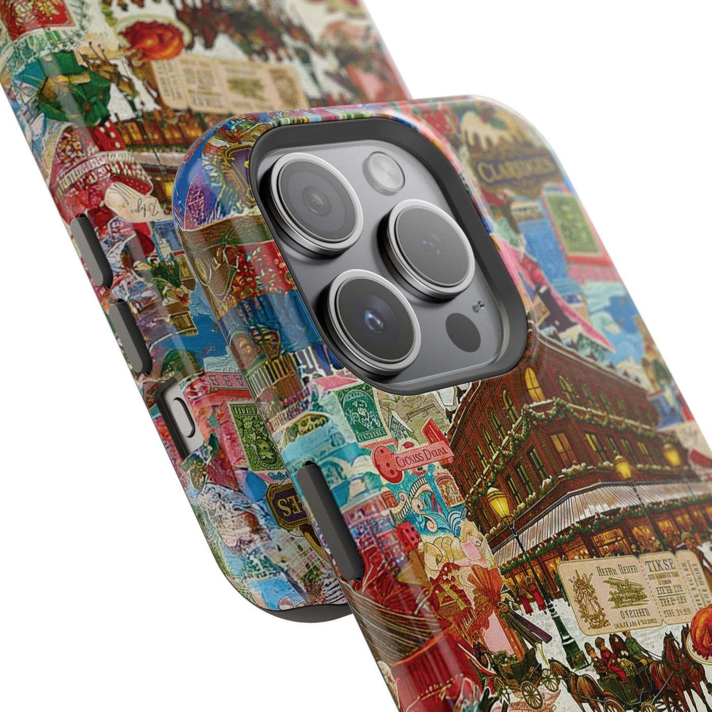 Aesthetic Tough Magsafe London Coquette Collage Phone Case - For iPhone 17 Pro Max iPhone 16 Pro iPhone 15 Iphone 14 Plus 13 Pro 12 11 10 - Studio40ParkLane