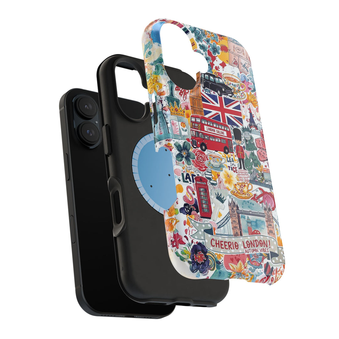 London England Coquette Collage Tough Magsafe Cute Phone Cases for Iphone | iPhone 17 Pro Max Case, Iphone 16, Iphone 15 14 13 12 11 10 9 - Studio40ParkLane
