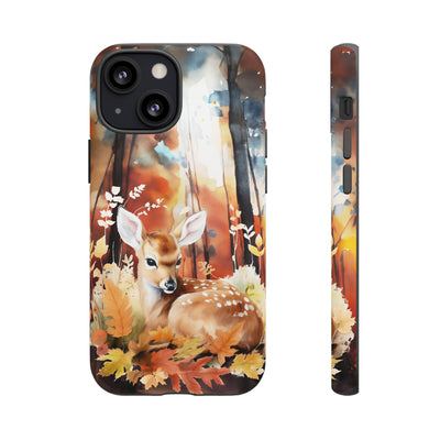 Autumn Fall Deer Forest Gift for Her Cute Phone Case for, Samsung Galaxy S24, S23, S22, S21, IPhone 16 Case | Iphone 15, Iphone 14, IPhone 13 Case