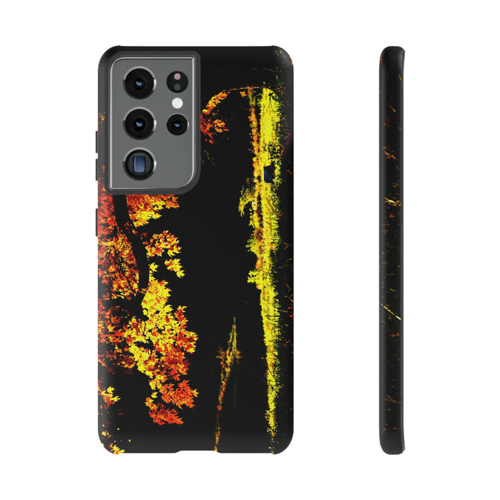 Cute Samsung Phone Case | Aesthetic Samsung Phone Case | Fall Leaves North Bridge | Galaxy S23, S22, S21, S20 | Luxury Double Layer | Cool - Studio40ParkLane