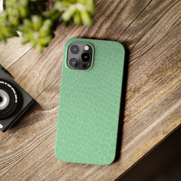 Slim Non Leather Mint Color Pattern Gift for Her Cute Phone Cases for Iphone 16 Pro Max | iPhone 15 Case | iPhone 15 Pro Max Case, Iphone 14, 13, 12, 11, 10, 8, 7 - Studio40ParkLane
