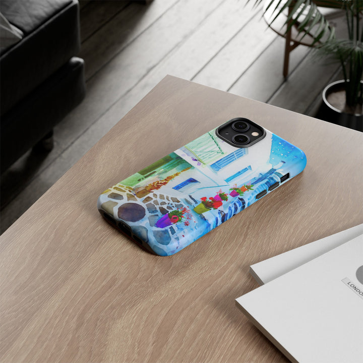 Impact Resistant, Greece House, Cute Phone Cases for Samsung S24, S23, S22, S21, IPhone 15 pro Iphone 14 pro Iphone 13 IPhone 12 Iphone 11 - Studio40ParkLane