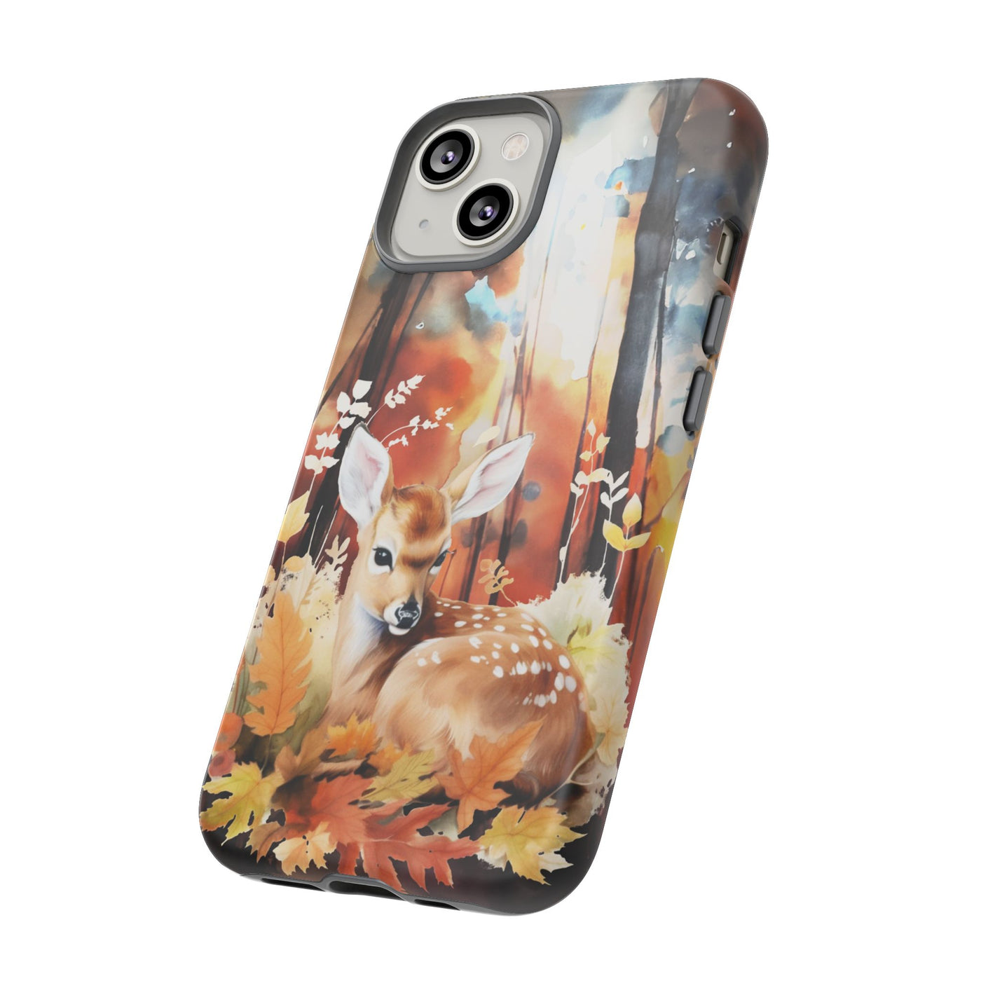 Autumn Fall Deer Forest Gift for Her Cute Phone Case for, Samsung Galaxy S24, S23, S22, S21, IPhone 16 Case | Iphone 15, Iphone 14, IPhone 13 Case