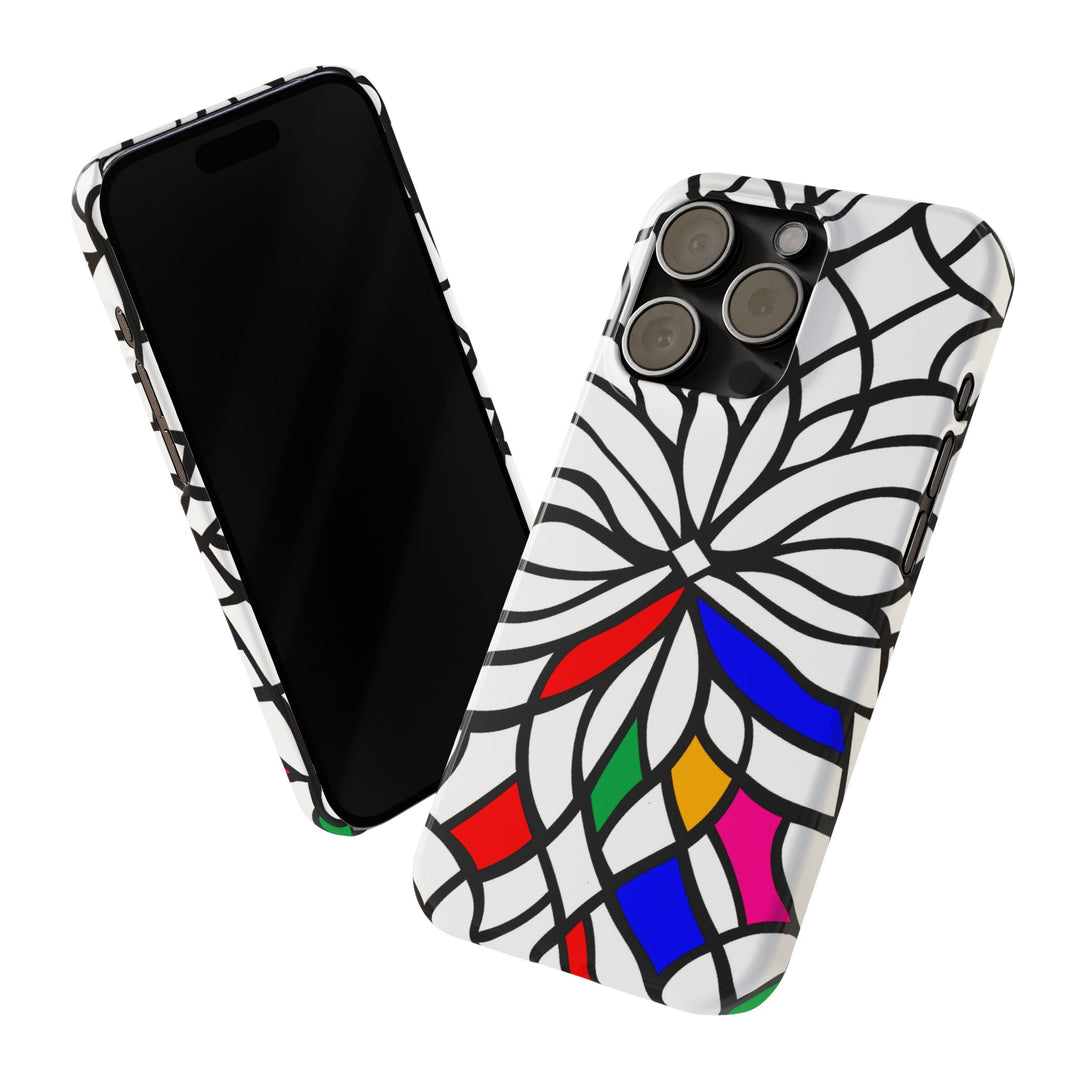 Slim Cute Phone Cases for Iphone | iPhone 15 Case | iPhone 15 Pro Max Case, Iphone 14, Iphone 14 Pro Max, Iphone 13, Colored Spider Web - Studio40ParkLane