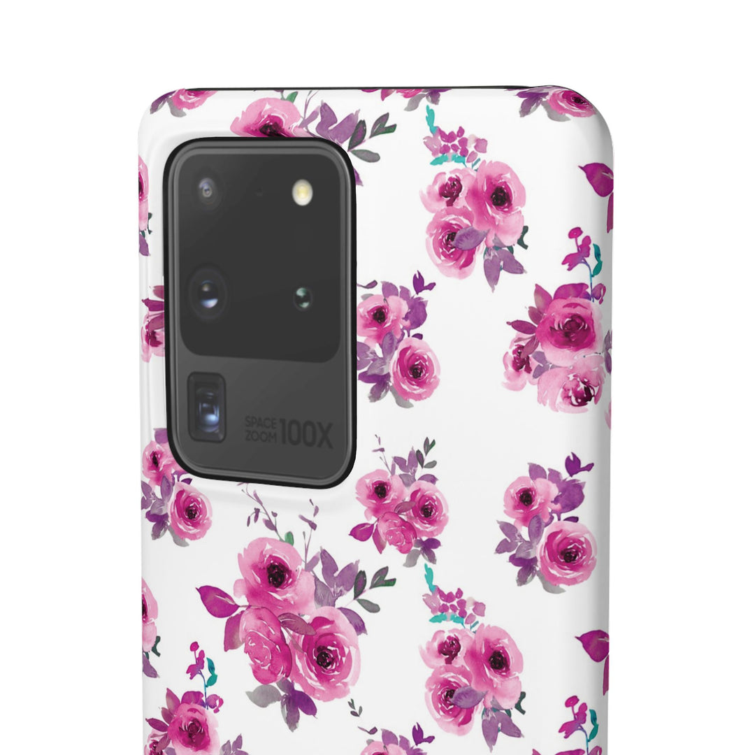 Sleek Snap Flowers Gift for Her Cute Phone Case for iPhone 16 15 14 13 12 11 X Xs Max Xr Pro Plus Samsung Galaxy S24 S23 S22 S21 S20 Ultra