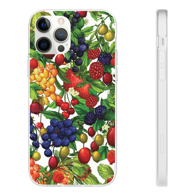 Cute Flexi Phone Cases, For Samsung Galaxy and Iphone, Summer Mixed Fruit, Galaxy S23 Phone Case, Samsung S22 Case, Samsung S21, Iphone 15, Iphone 14, Iphone 13