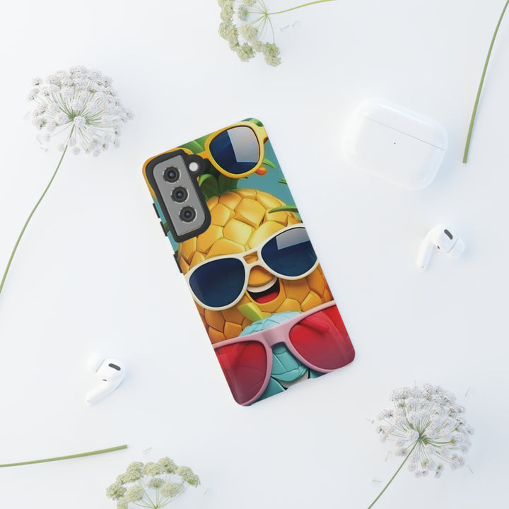 Cute Samsung Phone Case | Aesthetic Samsung Phone Case | Galaxy S23, S22, S21, S20 | Summer Pineapple Fruit, Protective Phone Case - Studio40ParkLane