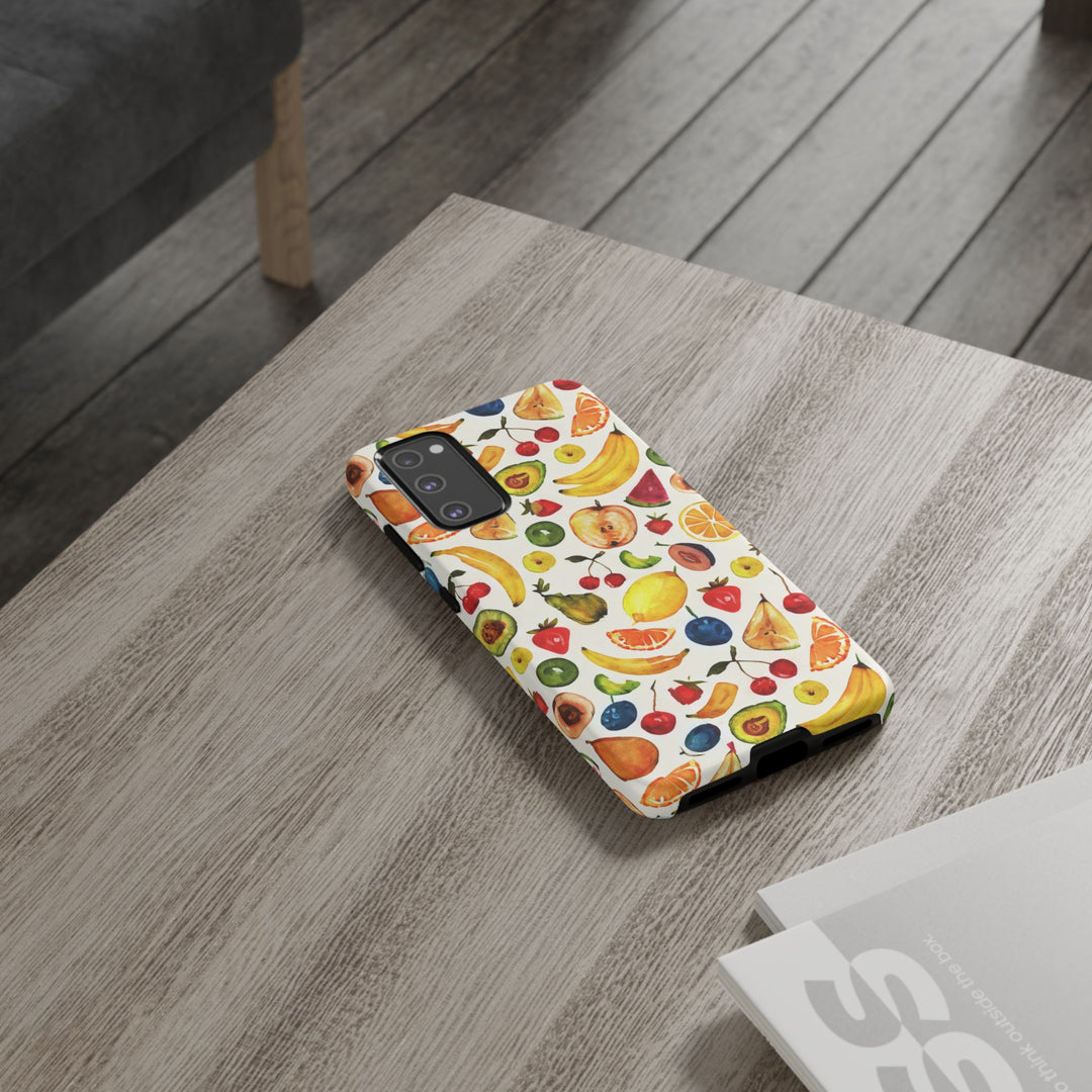 Impact Resistant, Mixed Fruits, Cute Phone Cases for Samsung S24, S23, S22, S21, IPhone 15 pro Iphone 14 pro Iphone 13 IPhone 12 Iphone 11 - Studio40ParkLane