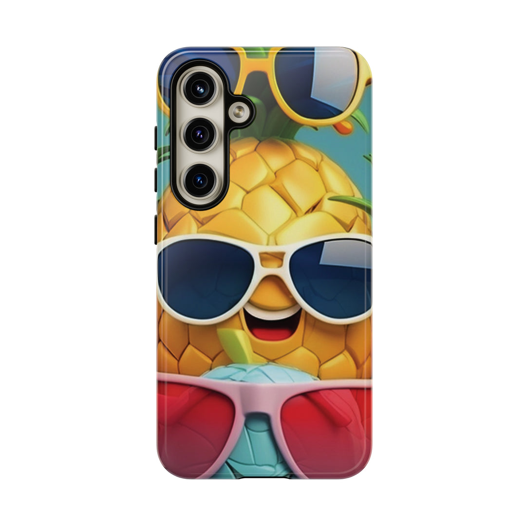 Cute Samsung Phone Case | Aesthetic Samsung Phone Case | Galaxy S23, S22, S21, S20 | Summer Pineapple Fruit, Protective Phone Case - Studio40ParkLane