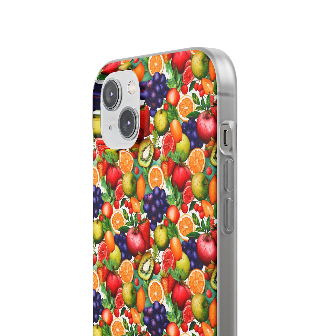 Cute Flexi Phone Cases, Summer Fruit Mix, Compatible with Samsung Galaxy S23, Samsung S22, Samsung S21, Samsung S20, Galaxy S20 Ultra