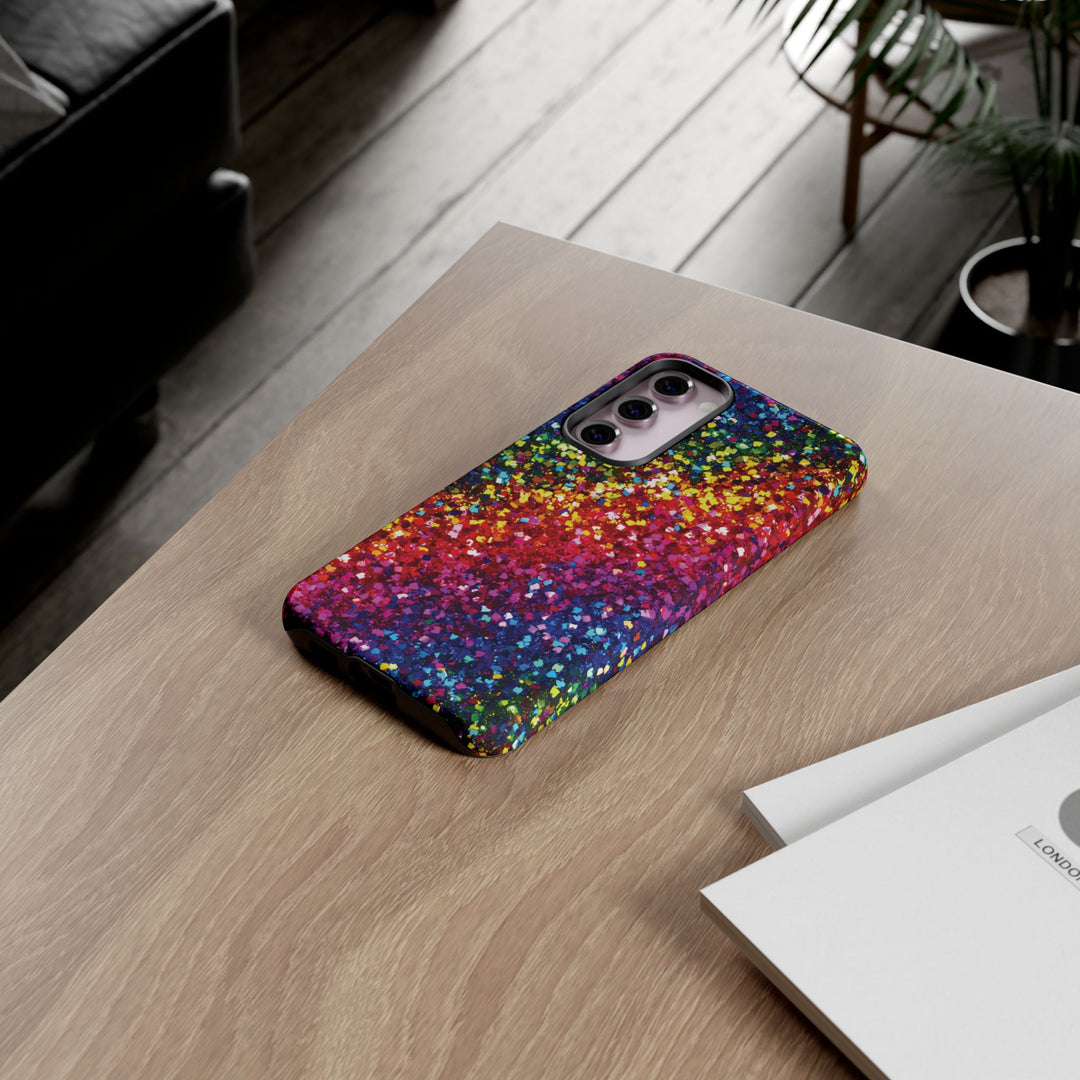 Premium Tough Muted Non - Glitter Color Composition Cute Phone Case, for IPhone 16 pro Max | Iphone 15, Iphone 14, 13, Samsung Galaxy S25, S24 - Studio40ParkLane