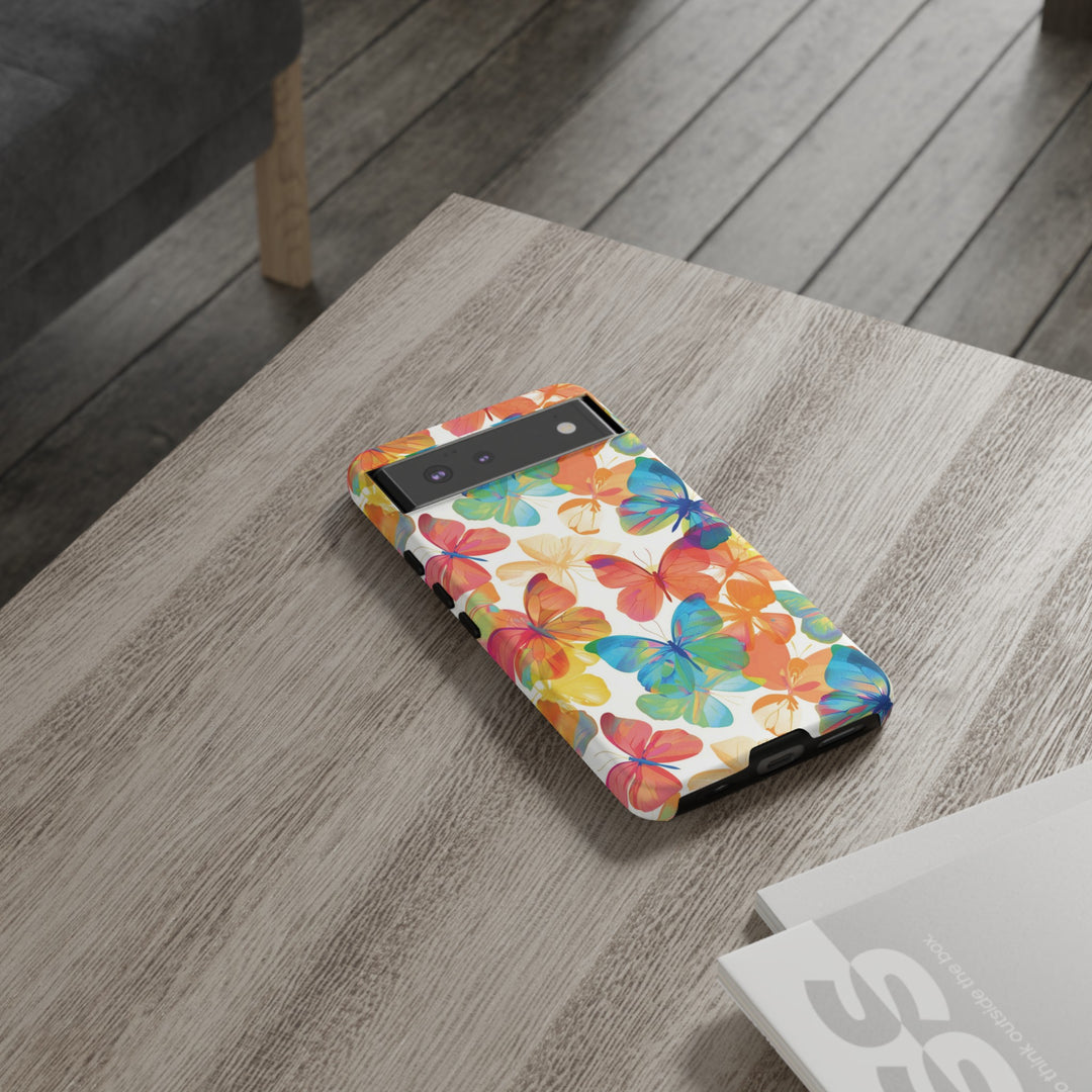 Cute Samsung Case | Cool Iphone Case | Summer Bright Butterflies, Samsung S24, S23, S22, S21, IPhone 15 Case | Iphone 14 Case, Iphone 13 Case - Studio40ParkLane