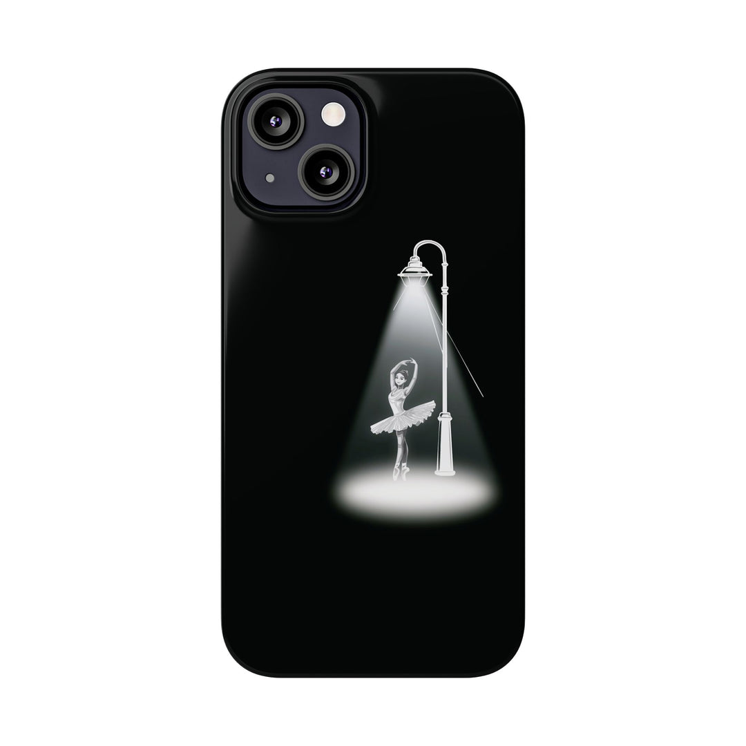 Slim Ballet Dancer Spotlight Gift for Her Cute Phone Cases for Iphone 16 Pro Max | iPhone 15 Case | iPhone 15 Pro Max Case, Iphone 14, 13, 12, 11, 10, 8, 7 - Studio40ParkLane