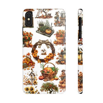 Slim Fall Leaves Collage Cute Phone Cases for Iphone | iPhone 15 Case | iPhone 15 Pro Max Case, Iphone 14, Iphone 14 Pro Max, Iphone 13, 12