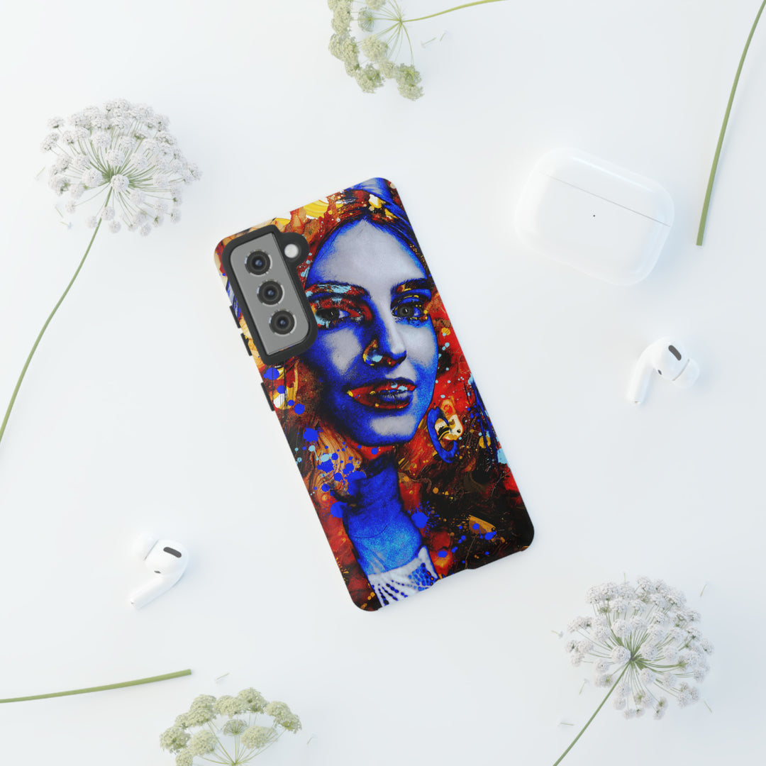 Cute Samsung Phone Case | Aesthetic Samsung Phone Case | Galaxy S23, S22, S21, S20 | Marble Splash Face, Protective Phone Case - Studio40ParkLane