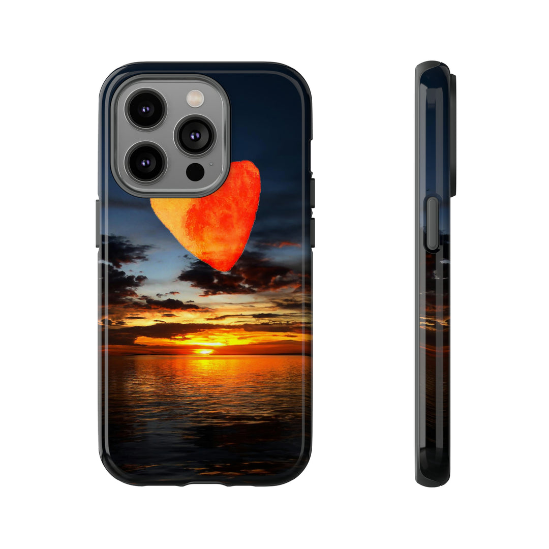 Cute IPhone Case | Rising Heart Love Sunset, iPhone 15 Case | iPhone 15 Pro Case, Iphone 14 Case, Iphone 14 Pro Max Case - Studio40ParkLane