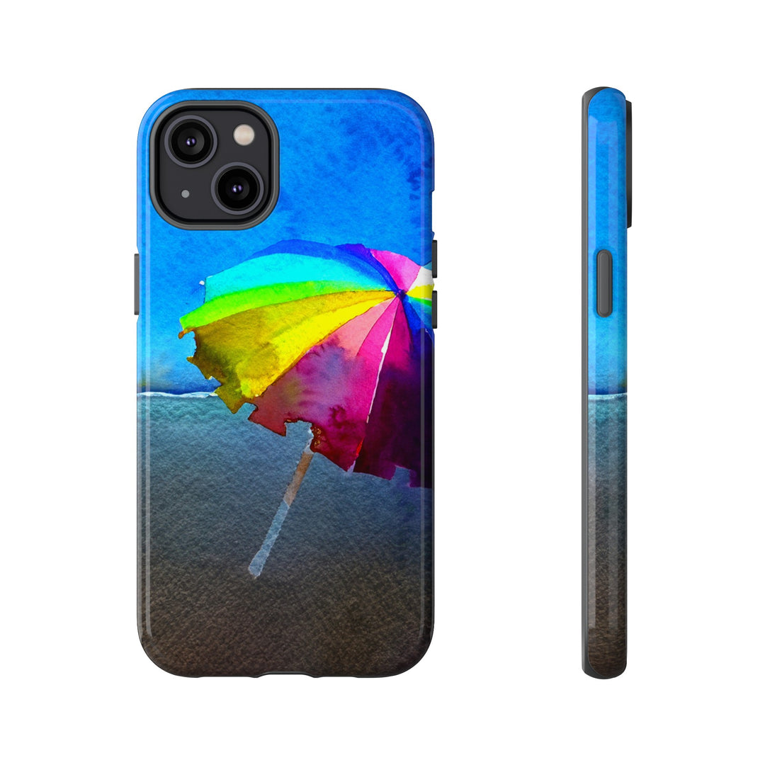 Cute Samsung Case | Cool Iphone Case | Summer Colorful Beach Parasol, Samsung S24, S23, S22, S21, IPhone 15 Case | Iphone 14 Case, Iphone 13 Case - Studio40ParkLane