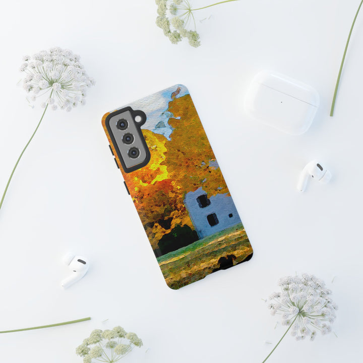 Impact Resistant, Fall Leaves Watercolor, Cute Phone Cases for Samsung S24, S23, S22, S21, IPhone 15 pro Iphone 14 pro Iphone 13 IPhone 12 Iphone 11 - Studio40ParkLane