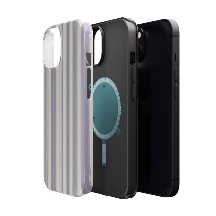 MagSafe Cute Phone Case, Coastal Striped Phone Case for iPhone 17 16 15 14 13 12 Pro Max, Samsung S25 S24 S23 Ultra case