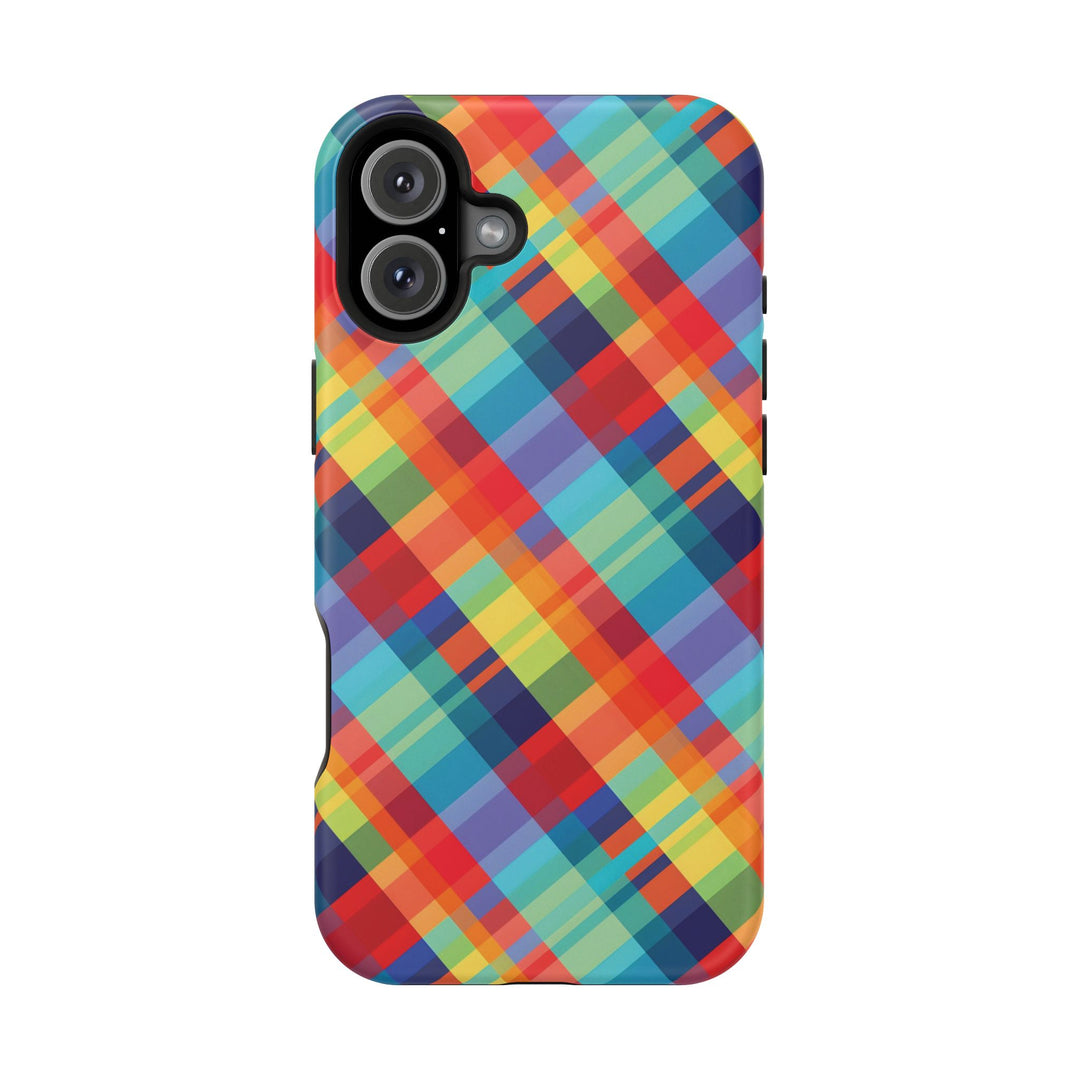 Checkered Plaid Magsafe Gift for Her Cute Phone Case for Iphone, | iPhone 16 | iPhone 15 Pro Max, Iphone 14 Pro Max, 13 12 11 10 9 8 7 - Studio40ParkLane