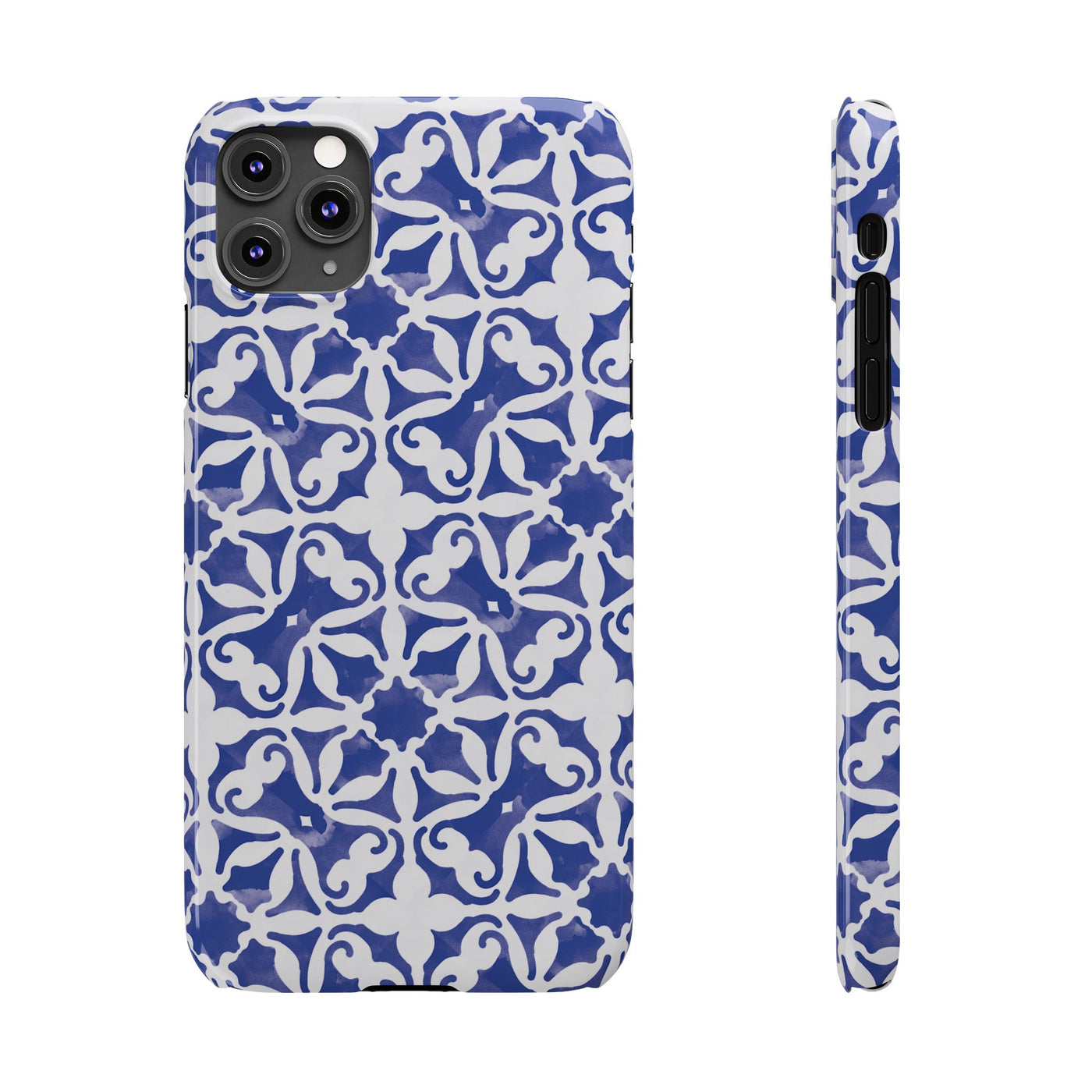 Slim Blue Mosaic Gift for Her Cute Phone Cases for Iphone 16 Case | iPhone 15 Case | iPhone 15 Pro Max Case, Iphone 14, Iphone 14 Pro Max, Iphone 13, 11,10,8,7