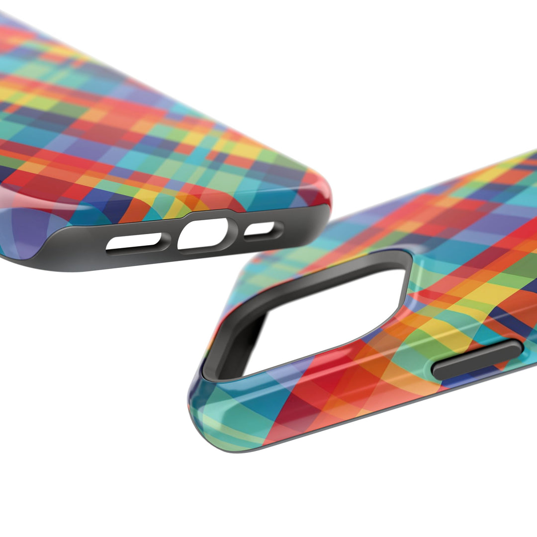 Checkered Plaid Magsafe Gift for Her Cute Phone Case for Iphone, | iPhone 16 | iPhone 15 Pro Max, Iphone 14 Pro Max, 13 12 11 10 9 8 7 - Studio40ParkLane