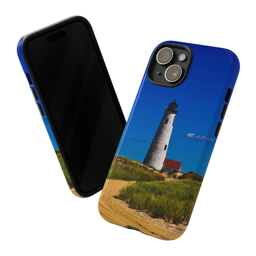 Cute IPhone Case | iPhone 15 Case | iPhone 15 Pro Max Case, Iphone 14 Case, Iphone 14 Pro Max Case IPhone Case for Art Lovers - Beach Lighthouse - Studio40ParkLane