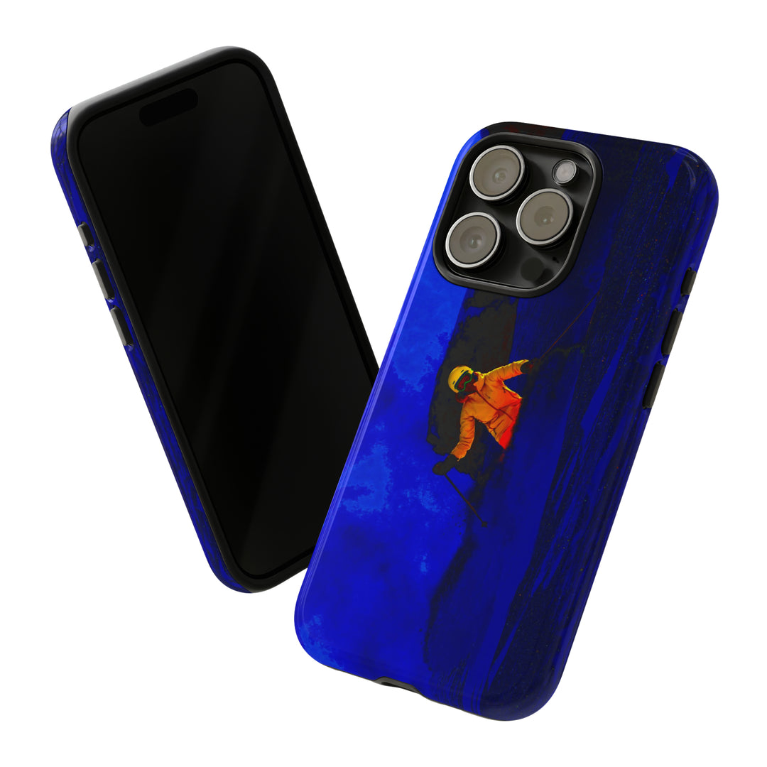Cute IPhone Case | iPhone 15 Case | iPhone 15 Pro Max Case, Iphone 14 Case, Iphone 14 Pro Max Case IPhone Case for Art Lovers, Skier Mountain Night - Studio40ParkLane