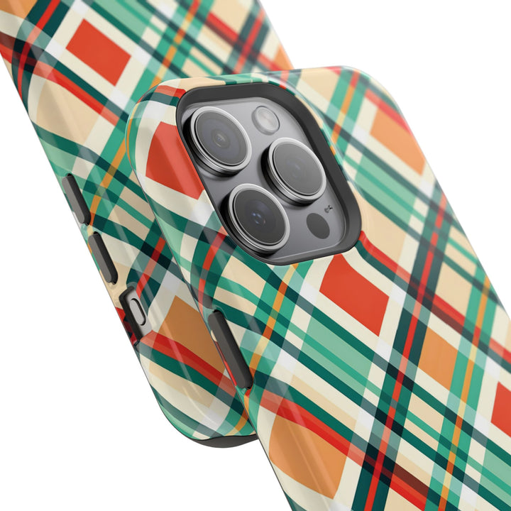 Checkered Plaid Magsafe Gift for Her Cute Phone Case for Iphone, | iPhone 16 | iPhone 15 Pro Max, Iphone 14 Pro Max, 13 12 11 10 9 8 7 - Studio40ParkLane