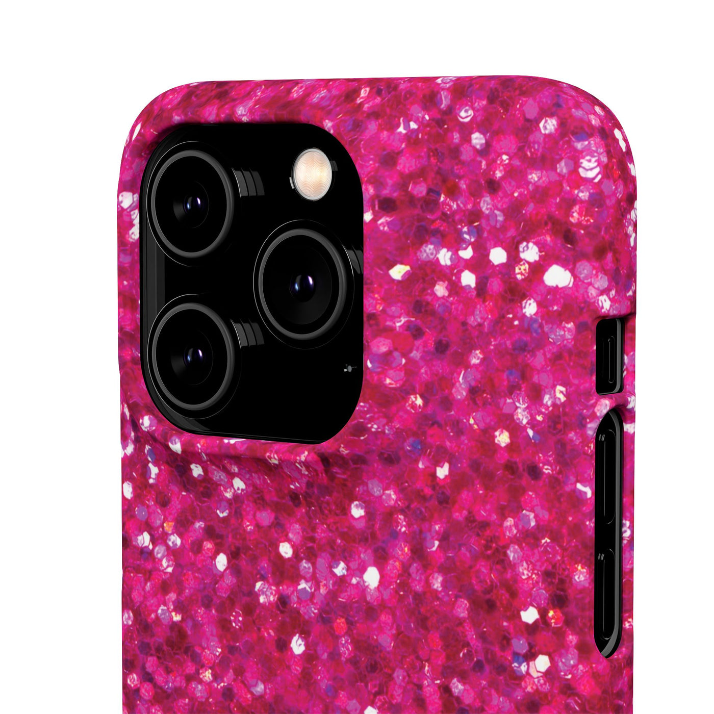 Snap Non-Glitter Muted Pink Play on "Faux" Glitter Effect Cute Phone Cases for Samsung and Iphone, 16, 15, 14, S24, S23, S22, S21, S20, Plus and Ultra