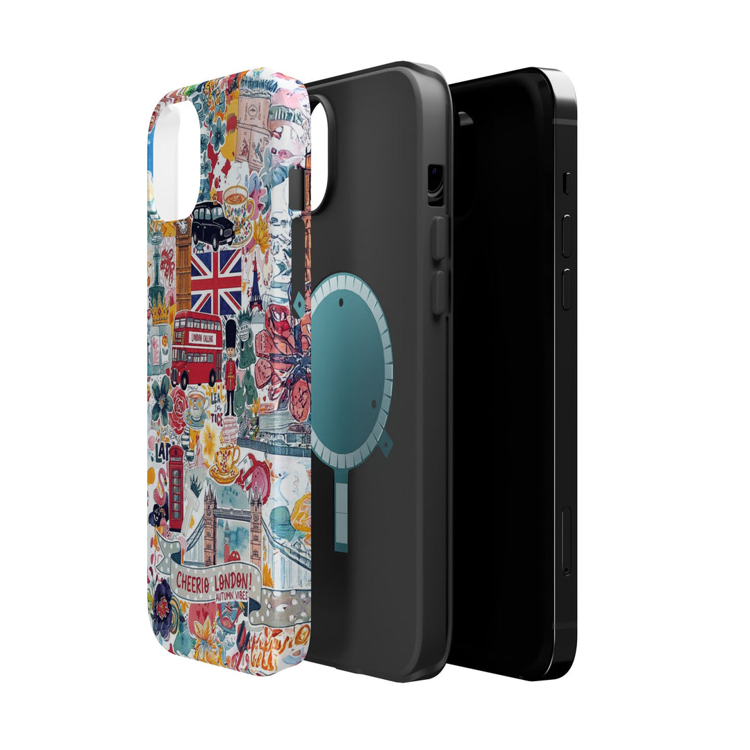 London England Coquette Collage Tough Magsafe Cute Phone Cases for Iphone | iPhone 17 Pro Max Case, Iphone 16, Iphone 15 14 13 12 11 10 9 - Studio40ParkLane