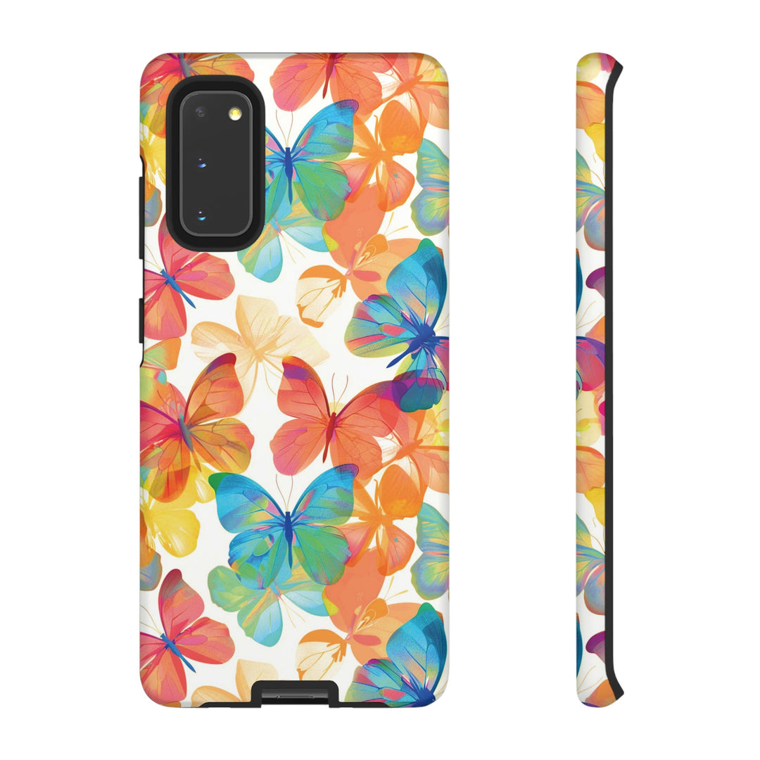 Cute Samsung Case | Cool Iphone Case | Summer Bright Butterflies, Samsung S24, S23, S22, S21, IPhone 15 Case | Iphone 14 Case, Iphone 13 Case - Studio40ParkLane