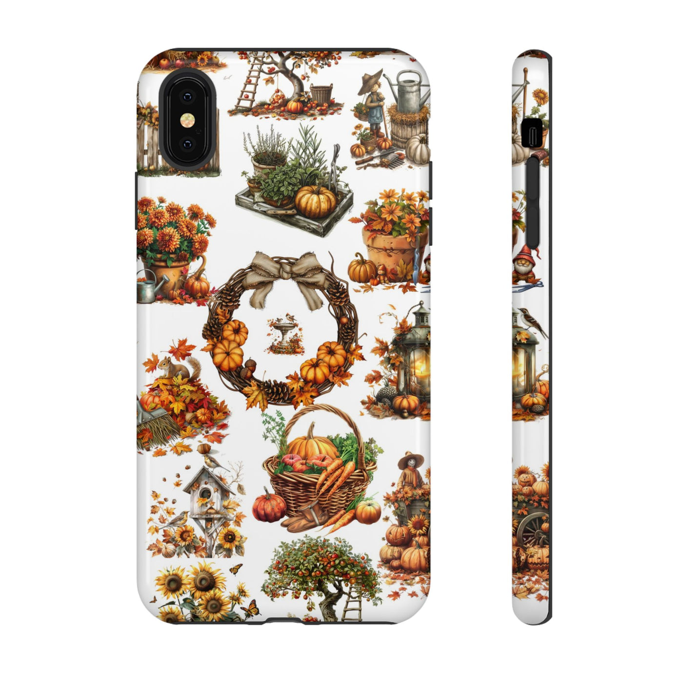 Impact Resistant, Fall Leaves Collage, Cute Phone Cases for Samsung S24, S23, S22, S21, IPhone 15 pro Iphone 14 pro Iphone 13 IPhone 12 Iphone 11