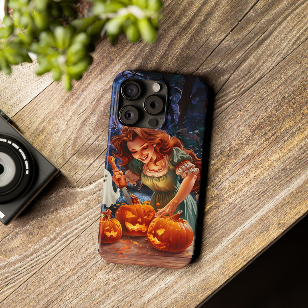 Slim Fall Autumn Pumpkin Fairy Gift for Her Cute Phone Cases for Iphone 16 | iPhone 15 Case | iPhone 15 Pro Max Case, Iphone 14, Iphone 14 Pro Max, Iphone 13, Slim - Studio40ParkLane