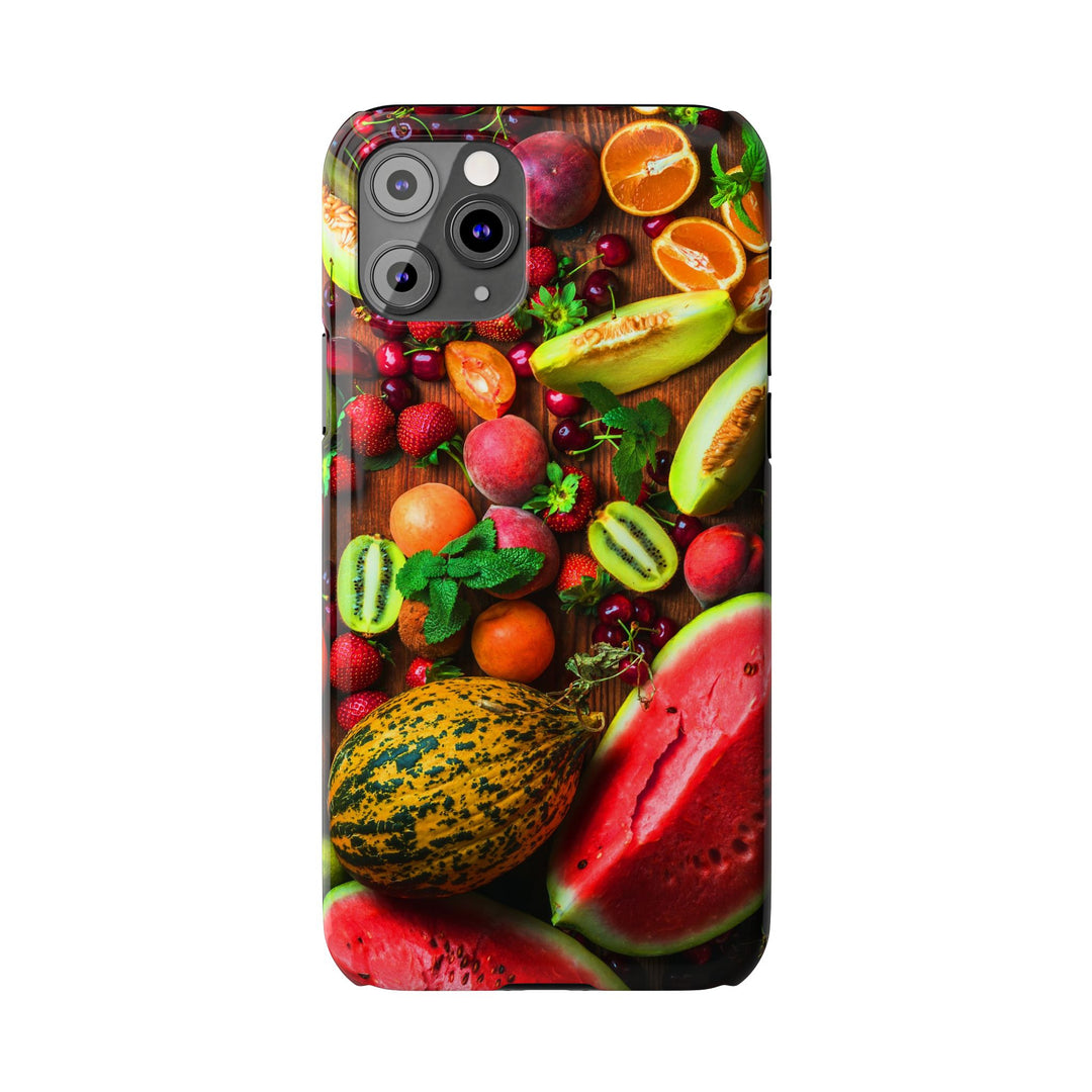 Slim Fall Fruit Collage Phone Cases for Iphone 16 | iPhone 15 Case | iPhone 15 Pro Max Case, Iphone 14, Iphone 14 Pro Max, Iphone 13, Slim Mom Dad Gift - Studio40ParkLane